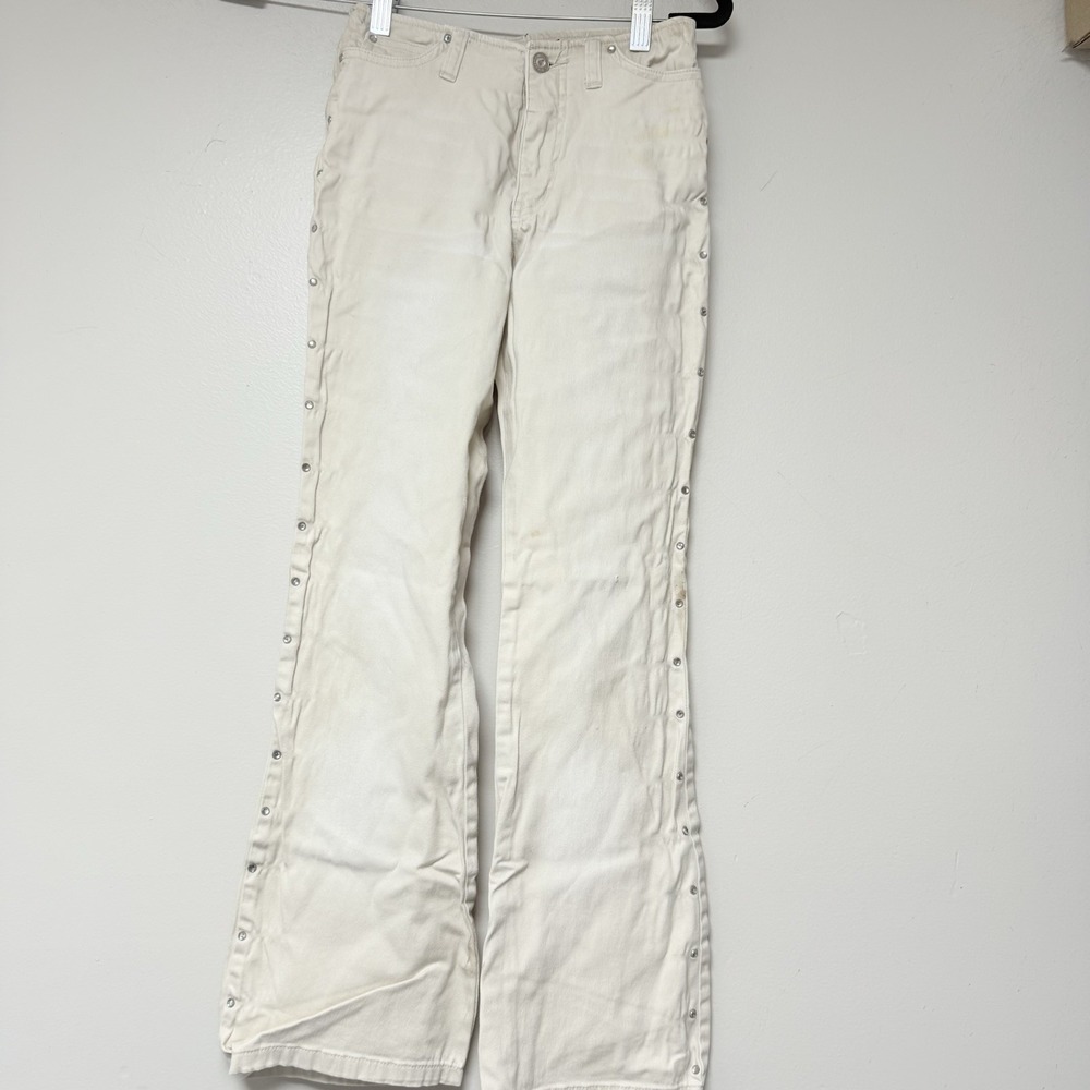 Limited Too Vintage Girls Flare Khakis Size 12 Slim‎